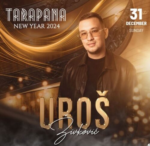 Uroš Živković Nova godina 2024 - spektakularan nastup